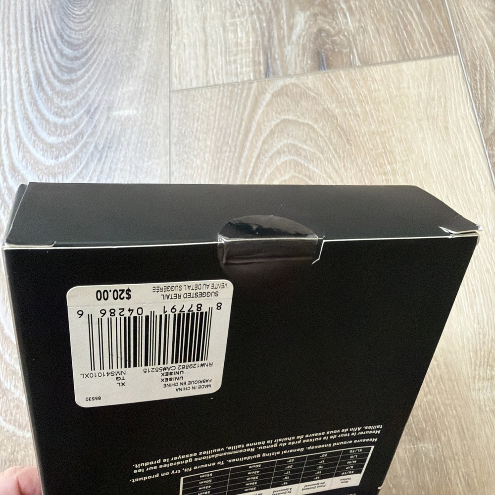 Nike Pro Closed Patella Knee Sleeve 2.0 Black Size XL NIB NMS41010XL Sports Gym - Picture 3 of 5